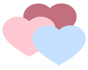 ハート３アイコン