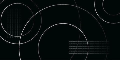 abstract black circle background, semi circle, vector design. template for poster, banner, brochure, card, flyer, book cover, wallpaper, web, backdrop