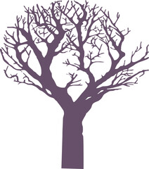 Obraz premium sketch vector illustration silhouette image design icon logo symbol tree branch plant hanging full of leaves artistic unique abstract modern classic vintage