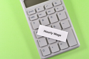 Calculate labor costs using a calculator and hourly wages.