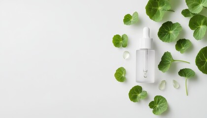 Premium Skincare Branding with Gotu Kola Extract and Clean Minimal Composition