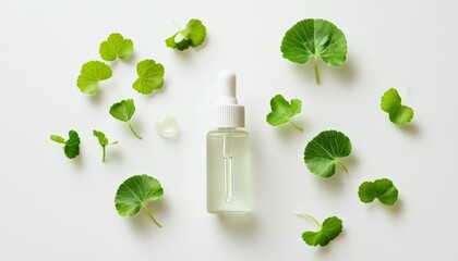 Premium Skincare Branding with Gotu Kola Extract and Clean Minimal Composition