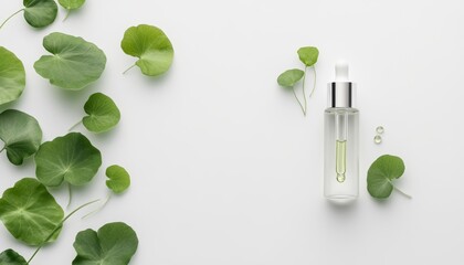 Premium Skincare Branding with Gotu Kola Extract and Clean Minimal Composition