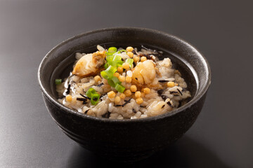 帆立とひじき　茶漬け