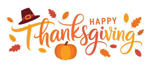 Happy Thanksgiving Day Illustration