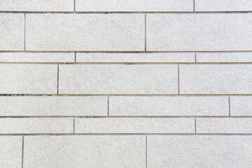 Texture of white brick wall, closeup