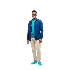 young man standing