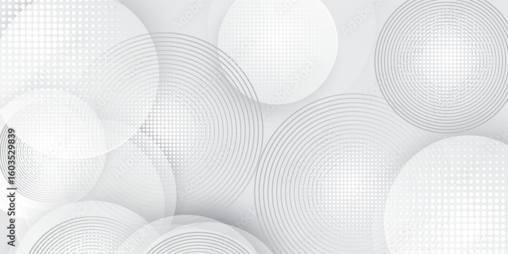 Poster white geometric abstract background overlap layer on bright space with lines effect decoration. mode