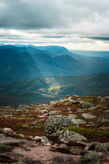 Sun Rays in the Mountains