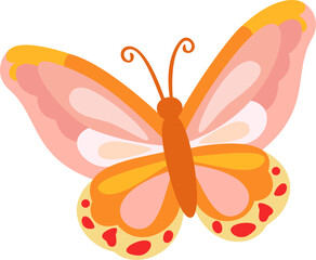 Fall Butterfly in Maple Colors – Warm and Graceful Autumn Design