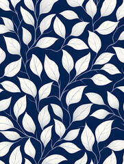 seamless leaves pattern