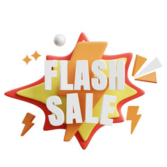 Flash Sale 3D Label