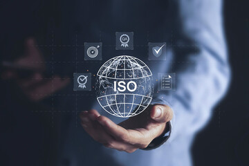 Quality Control, Assurance, Business Technology, ISO Standard Concept