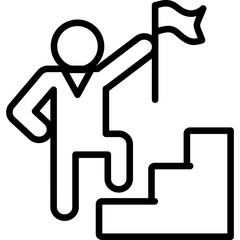 Leadership Competency line icon