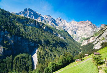 View of Swiss Alps from Murren