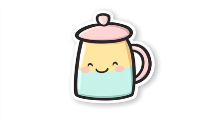 Kawaii Tea pod sticker packs, cozy branding, tea-lover merch, or digital content
