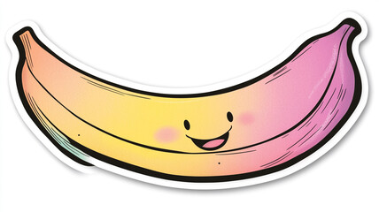 Banana characters for sticker design