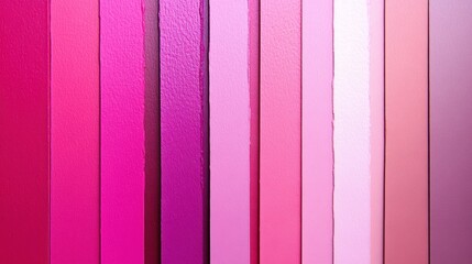 Vertical stripes of various pink shades.