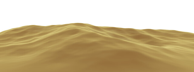 Brown desert landscape. Sand dunes © Kavik