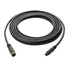 audio cable isolated on white