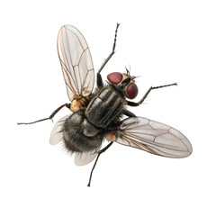 fly isolated on white