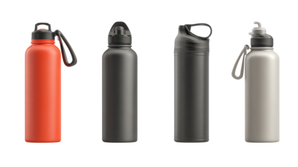 Stay hydrated in style, a colorful trio of water bottles for every occasion hydration