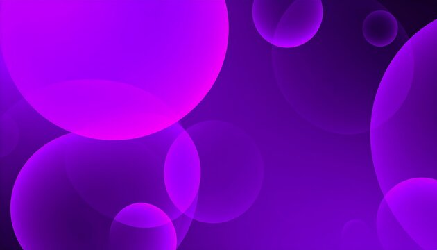 Abstract purple circles