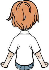 man in a white shirt