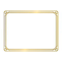 gold border frame.eps