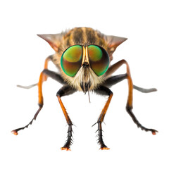 fly on white background