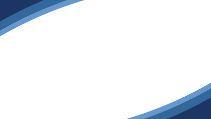 Modern blue corner design for presentations and flyers