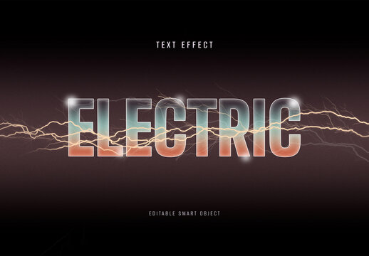 Electric Text Effect