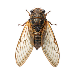 wasp isolated on white