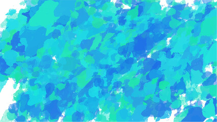 Blue watercolor background with copyspace for your design. vector.