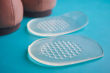 Clear silicone shoe inserts for enhanced comfort and fit