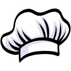 Chef Hat Cartoon Illustration Drawing Art Vector