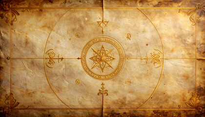 金箔の模様が施された古文書