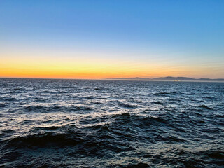 Colorful California Sun Set 