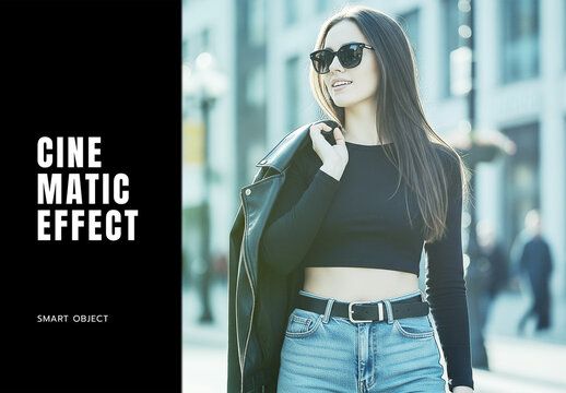 Cinematic Fashion Photography Photo Effect