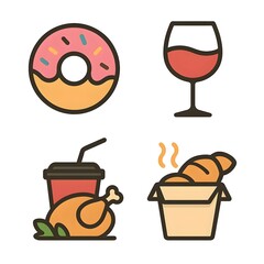 food and drink icons