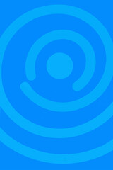 Concentric Blue Circles abstract pattern
