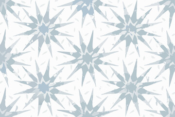 Starburst ice shards pattern blue