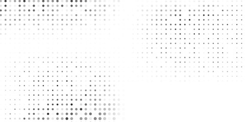 Mesh dotted halftone gradient texture. Vanishing polka dot abstract
