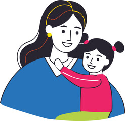 mother and daughter, Mother's Day concept