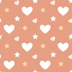 seamless pattern with hearts