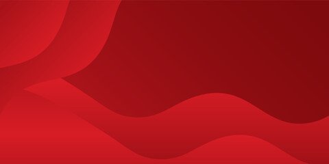 Red abstract background with dynamic shapes composition modern abstract