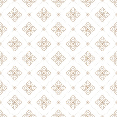 Seamless vector patterns in soft beige tones featuring geometric and floral motifs—perfect for packaging, branding, or backgrounds.