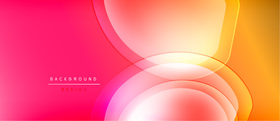 Abstract vibrant background. Smooth flowing lines create dynamic visual effect. Warm color gradients dominate composition. Modern design element.