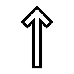 Fototapeta premium Up Arrow Key