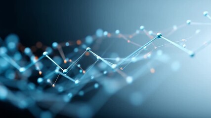 Digital DNA: A dynamic visual representation of data pathways, suggesting complex networks and connections, illuminated with modern technology. - Powered by Adobe